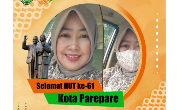 Peringati Hari Jadi Parepare Ke-61, Kepala dan Staf BKPSDMD Parepare Kompak Gunakan Pakaian Adat Bugis