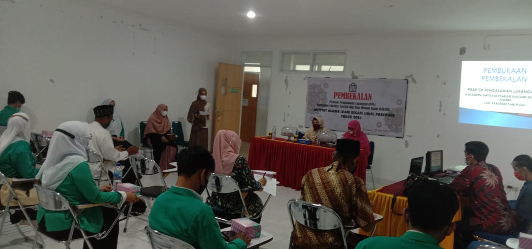 Pembekalan PPL FAKSHI IAIN Parepare, Dekan Ingatkan Protokol Covid-19