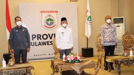 Gubernur Sulbar Ikuti Peluncuran Program Literasi Digital Lewat Virtual
