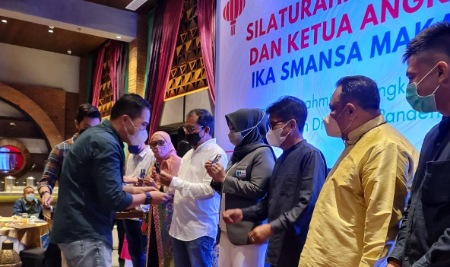 Tenas Ke 3 IKA SMANSA Makassar Berlangsung dengan Prokes Ketat