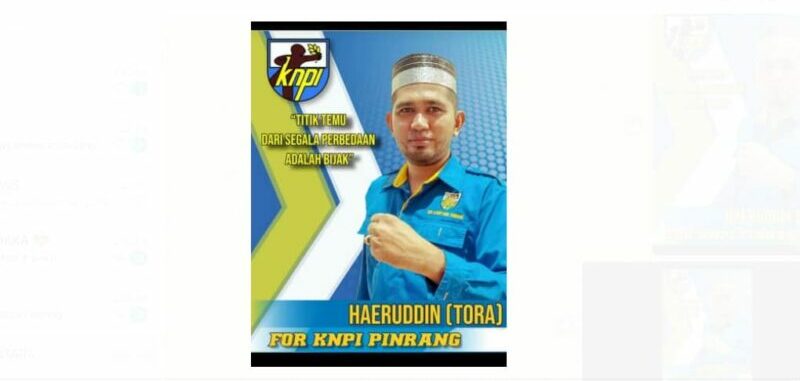 Kandidat Tunggal, Haeruddin Terpilih Aklamasi di Musda KNPI Pinrang
