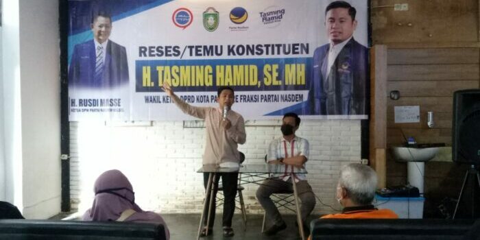 Wakil Ketua DPRD Parepare Tasming Hamid : Aspirasi Warga Selalu Menjadi Prioritas