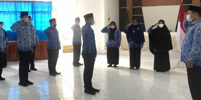 Peringati HKN, BKPSDMD Parepare Turut Cek Pelaksanaan Apel di SKPD