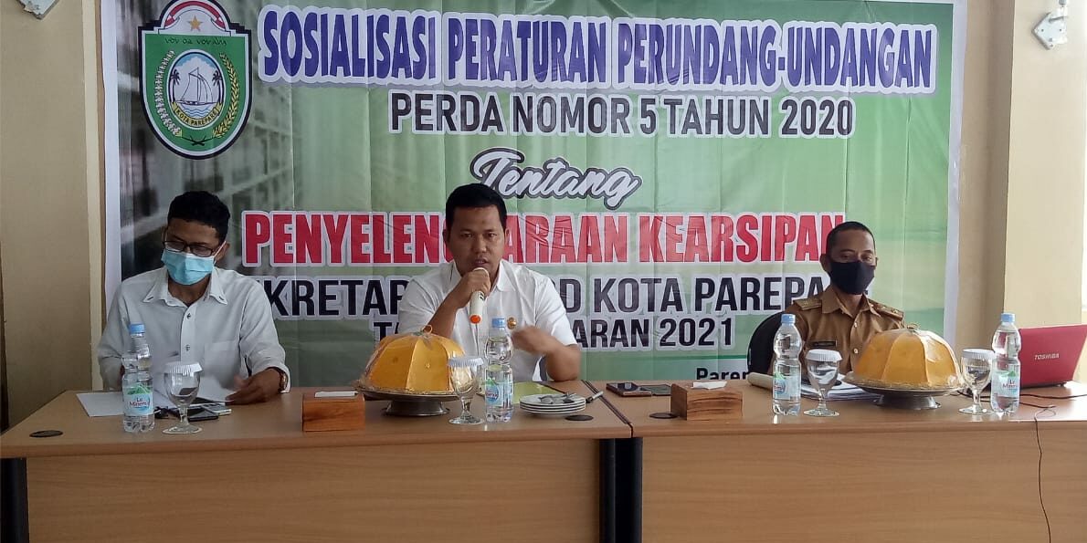 Anggota Komisi I DPRD Parepare Yusuf Lapanna Sosialisasikan Perda Penyelenggaraan Kearsipan