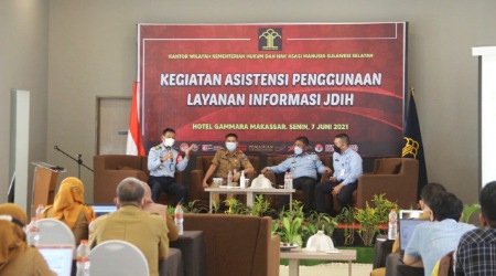 Anggota JDIH Ikuti Kegiatan Dokumentasi Informasi Kemenkumham Sulsel