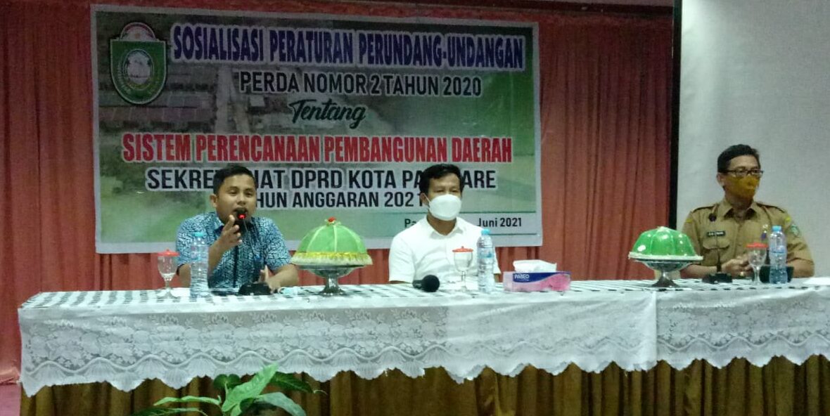 Wakil Ketua DPRD Parepare Tasming Hamid Sosialisasikan Perda Perencanaan Pembangunan Daerah