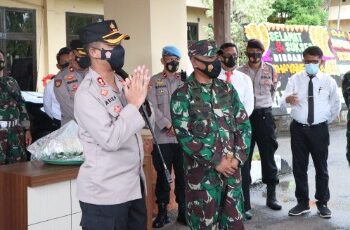 TNI Kodim 1404/Pinrang Datangi Markas Polres
