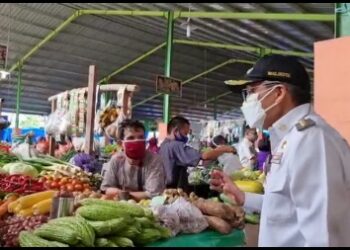 Wali Kota Parepare Bahagia Lihat Pedagang Pasar Sumpang Minangae