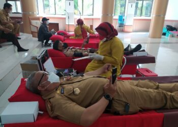 Kwarcab Gowa Gelar Aksi Donor Darah di Tengah Pandemi