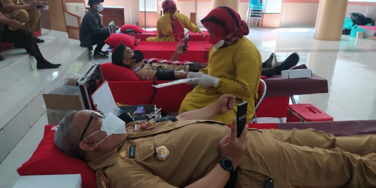 Kwarcab Gowa Gelar Aksi Donor Darah di Tengah Pandemi
