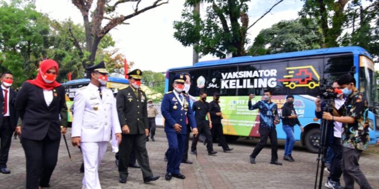 Kebut Vaksinasi, Sudirman Sulaiman Luncurkan  Mobile Vaksinator