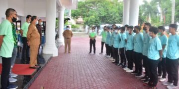 Lepas Tim Futsal Praporprov, Bupati Sidrap Minta Tim Kompak