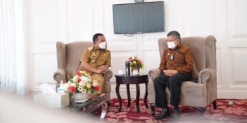Temui Plt Gubernur Sulsel, Wali Kota Parepare Paparkan Progres Vaksinasi dan Penanganan Covid-19