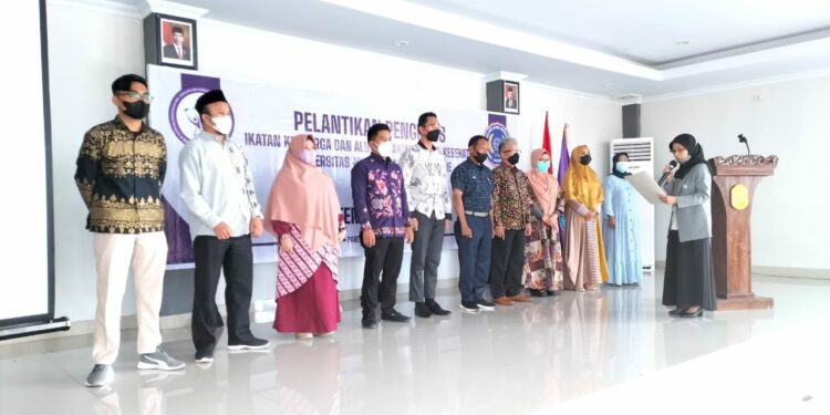 Pengurus Ika Fikes Umpar Periode 2020-2024 Dilantik, Dekan Fikes Dorong Alumni Berkreasi Tingkatkan SDM