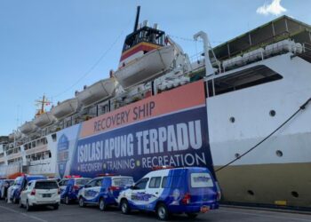 Pemkot Makassar Perpanjang Kontrak KM Umsini sebagai Lokasi Isolasi Apung Pasien Covid