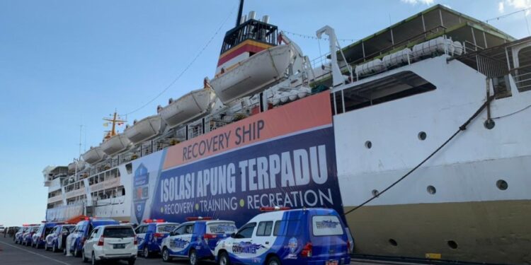 Pemkot Makassar Perpanjang Kontrak KM Umsini sebagai Lokasi Isolasi Apung Pasien Covid