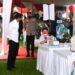 Presiden RI, Joko Widodo saat meninjau vaksinasi pelajar di Bogor. --Foto Biro Pers Sekretariat Presiden--