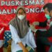 Ribuan Pelajar Antusias Ikuti Vaksinasi di Halaman Kantor Bupati Pinrang