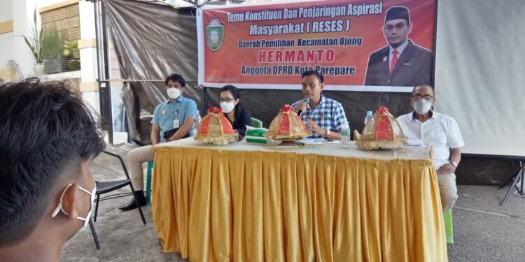 Anggota Komisi I DPRD Parepare Hermanto Libatkan BPJS Kesehatan Saat Jaring Aspirasi Warga