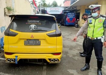 Satlantas Polres Wajo Amankan Puluhan Kendaraan