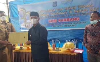 Hadiri Serah Terima Program Pamsimas, MB Minta Dibuatkan Perdes