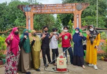 Satgas Covid-19 dan Mahasiswa KKN Desa Pattondonsalu Dukung PTM Terbatas