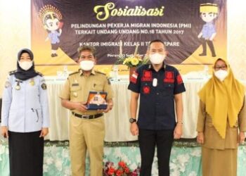 Kantor Imigrasi Parepare Sosialisasi Perlindungan PMI di Pinrang