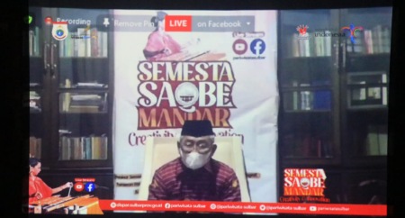 Launching Lipa Saqbe Mandar, Gubernur Sulbar Minta Semangati Terus Penenun Launching Lipa Saqbe Mandar, Gubernur Sulbar Minta Semangati Terus Penenun