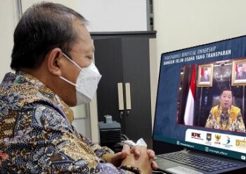 Kakanwil Kemenkumham Sulsel Ikuti Webinar Pemanfaatan Data Pemilik Manfaat Korporasi