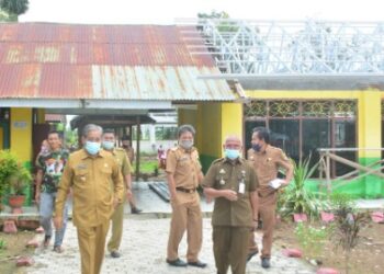 Bupati Sidrap Pantau Renovasi Sekolah di Panca Lautang