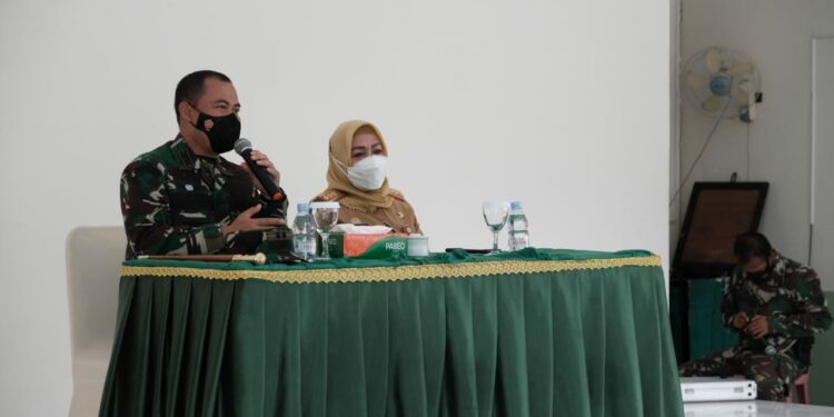 Enam Pasar jadi Lokasi Vaksinasi Pemkab Gowa Bersama Kodim 1409