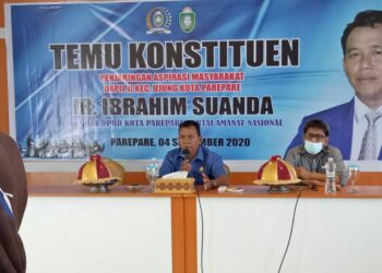 Temu Konatituen, Anggota Komisi I DPRD Parepare Ibrahim Suanda Serap Aspirasi Warga