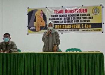 Temu Konstituen, Anggota Komisi I DPRD Parepare Indriasari Husni Minta Warga Tak Sungkan Sampaikan Aspirasi
