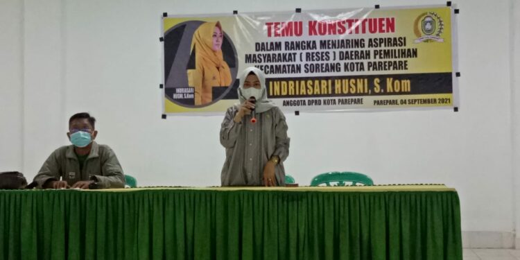 Temu Konstituen, Anggota Komisi I DPRD Parepare Indriasari Husni Minta Warga Tak Sungkan Sampaikan Aspirasi
