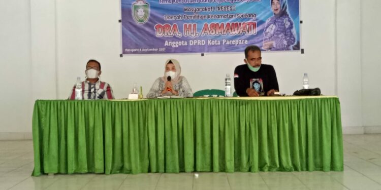 Temu Konstituen, Anggota Komisi I DPRD Parepare Asmawati Jaring Aspirasi Warga Soreang