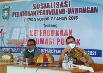 Anggota Komisi I DPRD Parepare Ibrahim Suanda Paparkan Asas Perda Keterbukaan Informasi Publik