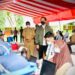 Presiden RI, Joko Widodo menyaksikan langsung vaksinasi untuk siswa di SMAN 3 Wajo, Kamis (9/9/2021)