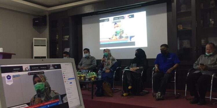 Orientasi mahasiswa baru Prodi Ilmu Komunikasi di Menara Iqra', Unismuh Makassar, Selasa (28/9/2021)