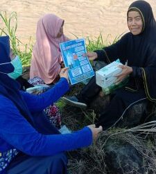 PAFI Enrekang Menggelar Edukasi Vaksinasi Covid-19 di Peringatan World Pharmacy Day (WPD)