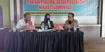 Anggota Komisi I DPRD Parepare Asmawati Zainuddin Sosialisasikan Perda Pengawasan Menara Telekomunikasi