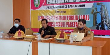 Sosialisasikan Perda LPPL TV Peduli, Anggota Komisi I DPRD Parepare Ibrahim Suanda Pesankan Ini