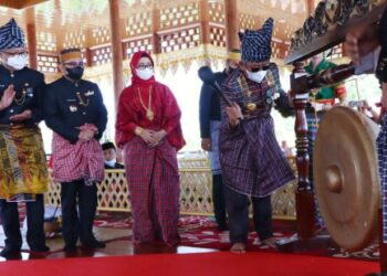 Raja Gowa Hadiri Peresmian Taman Budaya dan Museum Sulbar