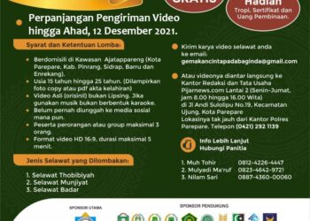Panitia Perpanjang Waktu Penyetoran Video Lomba Selawat hingga 12 Desember