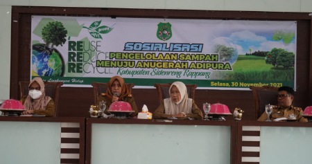 Bidik Kembali Adipura, Dinas Lingkungan Hidup Sidrap Sosialisasi Pengelolaan Sampah Bidik Kembali Adipura, Dinas Lingkungan Hidup Sidrap Sosialisasi Pengelolaan Sampah