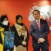 Erna Rasyid Taufan Berikan Cenderamata Batik Khas Parepare Kepada Duta Besar Indonesia Untuk Turki
