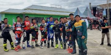 Rider Asal Sidrap Ikuti “Gemar Ngetrail” di Tolitoli