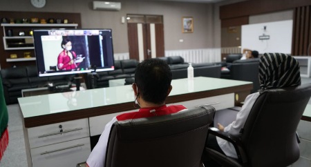 OJK Rakornas TPAKD, Pemkab Sidrap Hadir Virtual OJK Rakornas TPAKD, Pemkab Sidrap Hadir Virtual