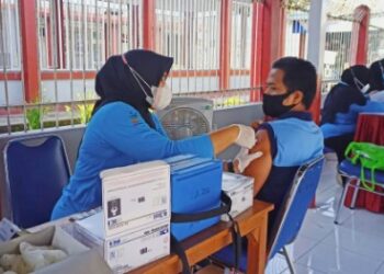 Vaksinasi WBP di Lapas/Rutan di Sulsel Capai 98,13 Persen