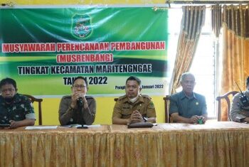 Gelar Musrenbang, Camat Maritengngae Harap Hasilkan Usulan Terbaik
