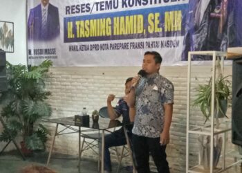Wakil Ketua DPRD Parepare Tasming Hamid Jaring Aspirasi Warga Sembari Paparkan Capaian Realisasi